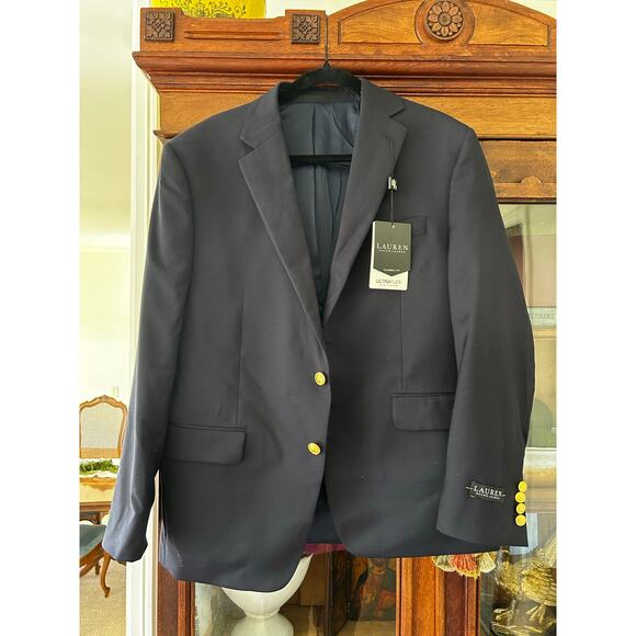 Ralph Lauren Navy Sport Coat with Gold buttons NWT - Picture 1 of 8